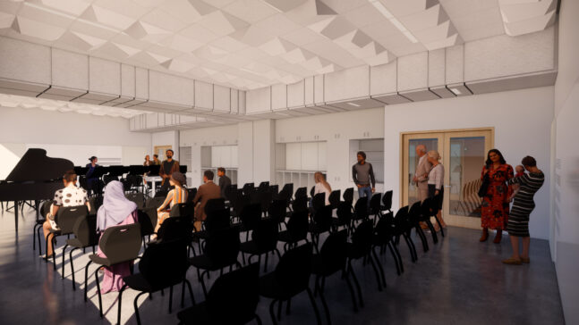 Jazz House Rendering: Large Classroom