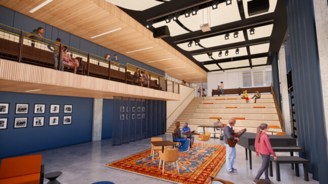 Jazz House Rendering: Living Room